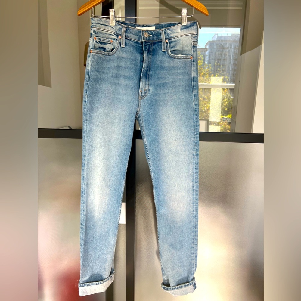 NWOT Mother high waisted skimp jeans